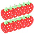 thumbnail image 2 of Miangastore 12Pcs Tennis Racket Dampener Strawberry Shape Tennis Dampener Silicone Vibration Racket Dampener, 2 of 9