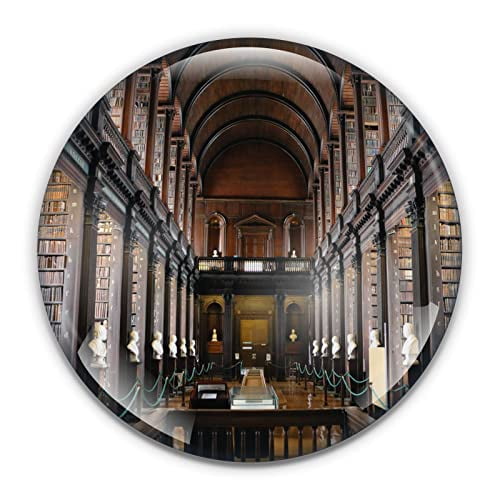 Trinity College Dublin Paperweight in Gift Box, 3 Inch Crystal Dome, Perfect for House Warming Gift