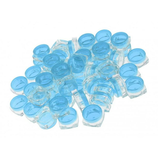 Tarro Cosmético de Plástico Zulema Vacío de 50 ml Tarro para Maquillaje Azul