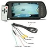 Car Rear View Mirror 7Inch Lcd Car Rear View Backup Monitor And Wireless Ir Night Vision Camera