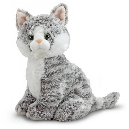 Melissa & Doug Greycie Tabby Cat Stuffed Animal
