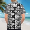 thumbnail image 6 of High Quality Hawaiian Shirts for Men Short Sleeve Aloha Beach Shirt Floral Summer Casual Button Down Shirts Blouses JXI39B, 6 of 7