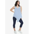 thumbnail image 5 of Ellos Women's V-Neck Pointed Front Tank Top, 5 of 5