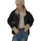 thumbnail image 5 of Chaqueta Acolchada Informal de Invierno para Mujer, Larga, con Botones, Estilo Plumífero, Abrigo Acolchado. Negro M, 5 of 10
