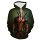 thumbnail image 3 of Nueva sudadera con capucha para hombre de otoño e invierno con estampado 3D de Marvel Deadpool, sudadera con capucha informal de moda urbana de hip-hop para hombre, 3 of 5