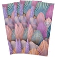 thumbnail image 2 of Dreamtimes Colorful Shells Kitchen Towels 18x28inch Ultra Soft Absorbent Quick Drying Kitchen Dish Towels Washable Cleaning Cloths Hand Towels Tea and Bar Towels, 1 Pack, 2 of 7