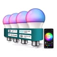 thumbnail image 1 of 4 Focos Led Wifi Inteligente Rgbcw Alexa Google Siri 9w E27 Control Por Voz Ajustable Luz Multicolor Bombillas Luz Focos Bluetooth Rgb 127v, 1 of 5