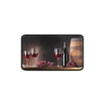 thumbnail image 2 of 2 Pieces 3D Wine Decor Themed Kitchen Mats and Rug Set Kitchen Floot Mat - Water Absorb Microfiber Kitchen Rug Wine Decorations for Kitchen 17"x47"+17" X23" Wine Glass Rugs, 2 of 6