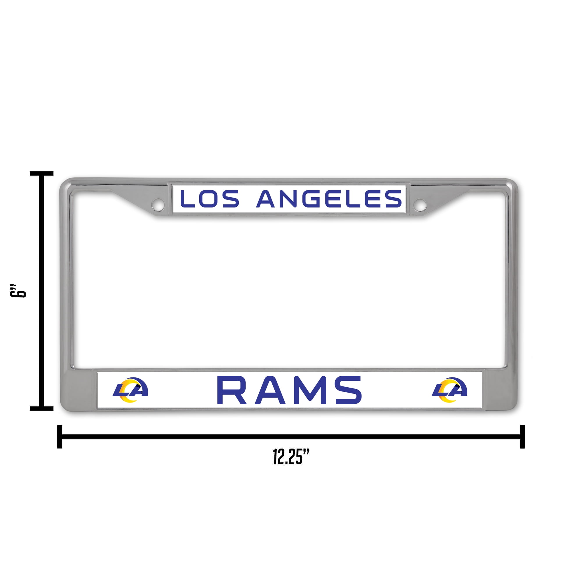 LA RAMS CHROME FRAME
