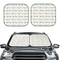 thumbnail image 2 of Fotbe Happy Graduation 2-Piece Car Windshield Sun Shade | Sun Blocker for Car Windshield | Foldable Automotive Interior Accessories for Sun Protection-Large, 2 of 7