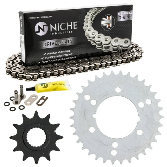 Niche Sprocket Chain Set for Polaris Sport 400L 12/34T 520 O-Ring ATV MK1004404