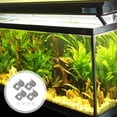 thumbnail image 4 of 4Pcs Fish Tank Glass Cover Brackets Stainless Support Aquarium Lid Clips Silver, 4 of 8