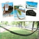 thumbnail image 1 of Hamaca de malla con correas de corbata - Hamaca grande portátil de camping exterior transpirable de nailon para senderismo y jardín, capacidad de 220 lb, 1 of 9