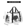 thumbnail image 3 of Fotbe Family Of Sea Turtles Bolsa de Viaje con Estampado, Bolsa de Fin de Semana para Mujer con Compartimento para Zapatos, Bolsa de Gimnasio con Bolsillo Húmedo, 3 of 7