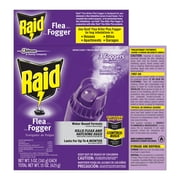 Raid Flea Flogger Plus Insect Killer, Kills Fleas and Hatching Eggs - 3 Foggers