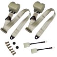 thumbnail image 2 of Seguridad Ajustable Cinturones Ajustables Retráctiles 2 Piezas Tres Puntos, 2 of 9