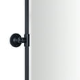 thumbnail image 6 of TEHOME Horizontal Farmhouse Black Metal Framed Rounded Pivot Rectangle Bathroom Mirror 40x30", 6 of 8