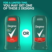 Degree Men Original Protection Antiperspirant Deodorant Stick for Men Sport, 2.7 oz