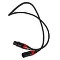 thumbnail image 2 of Oraceous XLR Cable XLR Braided Cable XLR Cable Speaker System XLR Cable Braided XLR Male to Female 3 Pin Connector Cable for Microphones Mixer, 2 of 10