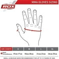 thumbnail image 4 of RDX MMA Gloves for Martial Arts, Leather Sparring Mitts, Golden, Large, 4 of 8