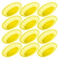 thumbnail image 2 of Joernso 12Pcs Storage Basket Hollow Design Tableware Plastic Bread Fast Food Snack Plate for Home, 2 of 8