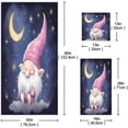 thumbnail image 3 of Coolnut 3 Piece Bath Towels Set, Super Soft Absorbent Gnome Pink Towels for Bathroom Gym Spa Hotel Decor Wash cloth, 3 of 7