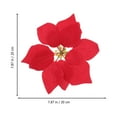 thumbnail image 6 of SWETRACE Event Planners Small Artificial Poinsettias Red 20Set 7.9x7.9x1.2in, 6 of 8