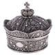 thumbnail image 2 of Joyero De Diseño De Corona De Peltre Escultura De Rosa Regalo Creativo Accesorios De Habitación Actuales Zulema Caja de joyería, 2 of 8