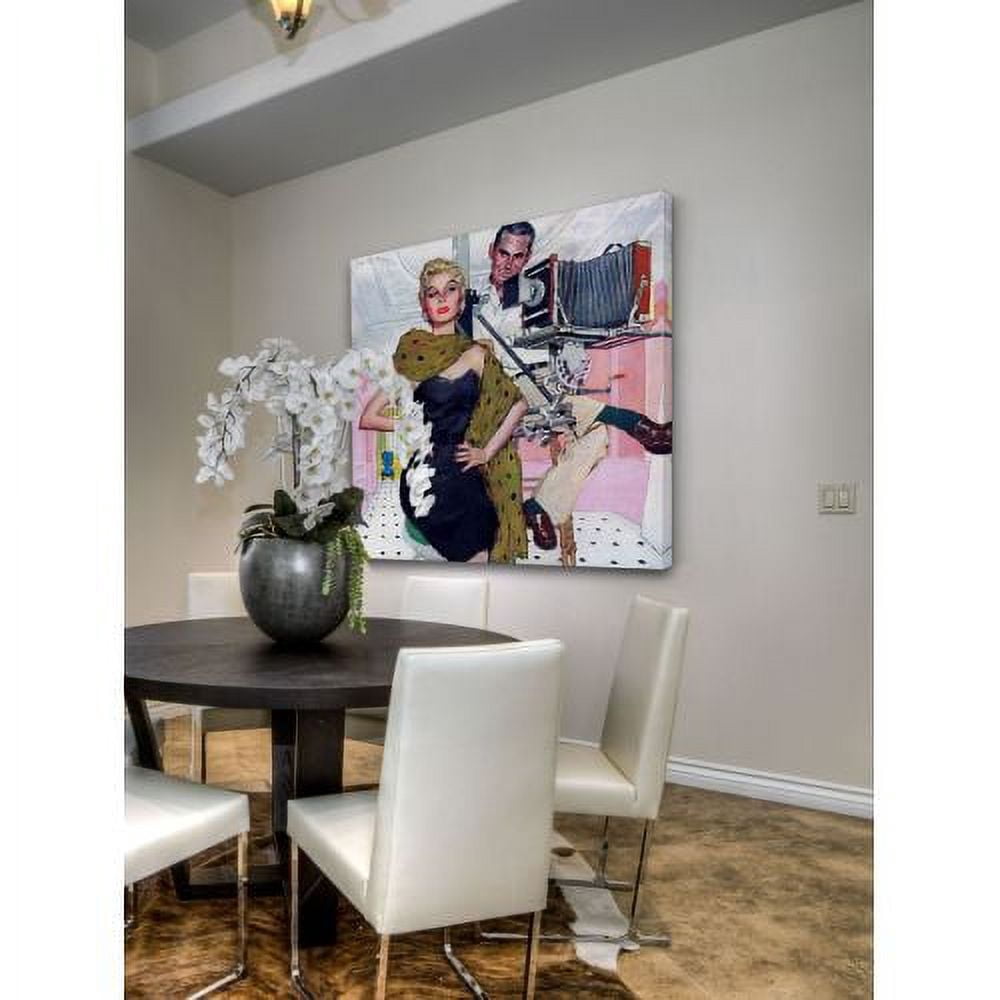 "Model Wife" Painting Print on Wrapped Canvas