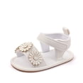 thumbnail image 6 of Tigivemen Toddler Sandals Girl Summer Sandal Dressy Baby Girls Flower Shoes White Size 5, 6 of 8