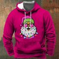 thumbnail image 3 of Sudadera con capucha para hombre con estampado 3D de árbol de Navidad y Papá Noel de finales de 2023, sudadera con capucha extragrande para ocio festivo, 3 of 5