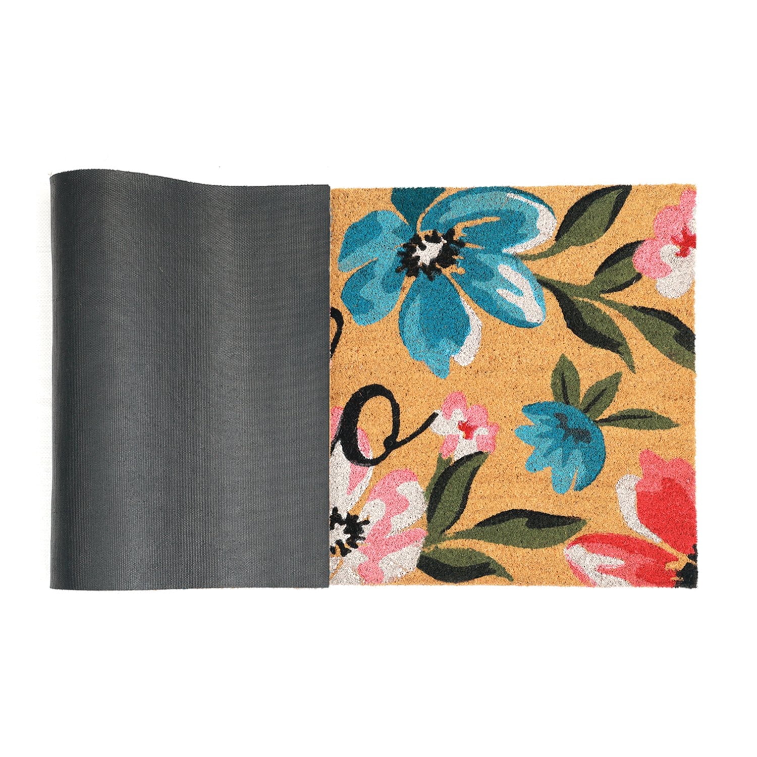 Summer Estate Coir Doormat, 23" x 57" – Large Outdoor Welcome Mat