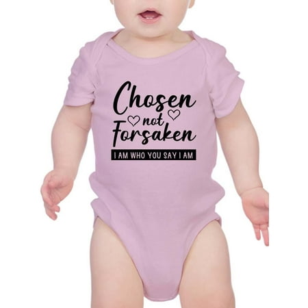 

Chosen Not Forsaken Bodysuit Infant -Smartprints Designs 12 Months