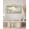 thumbnail image 5 of Drsoum Vintage Landscape Wall Art Retro Sky Cloud Nature Classic Paints Rustic Farmhouse Kitchen Bathroom Office Decor 8x16in Natural Framed, 5 of 7
