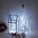 thumbnail image 3 of Luces DIY Decoración de fiesta Navidad Halloween Boda Botella de vino Luces LED Forma de corcho Alambre de plata Luz de hadas Sincero Hogar, 3 of 6