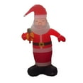 thumbnail image 4 of Decoración de patio,Papá Noel inflable navideño iluminado de 4,92 pies,Decoración de exteriores Decoración navideña para el hogar,Decoración de patio con luces LED para patio,Decoración, 4 of 8