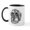 White/Black Inside, variant on CafePress - Wire Haired Dachshund Mug - 11 oz Ceramic Mug - Novelty Coffee Tea Cup