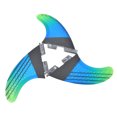 thumbnail image 2 of Fibra de Vidrio FCS2 Elegante Azul Verde Degradado Tabla de Surf Aleta Cola Accesorio de Surf Flexible, 2 of 11