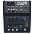 thumbnail image 2 of Alesis MultiMix 4 USB FX 4-channel USB Desktop Mixer with Case Package, 2 of 9