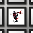 thumbnail image 2 of Gallery Pops Spider-Man: Across the Spider-Verse - Miles Morales Wall Art, Black Framed Version, 12" x 12", 2 of 5