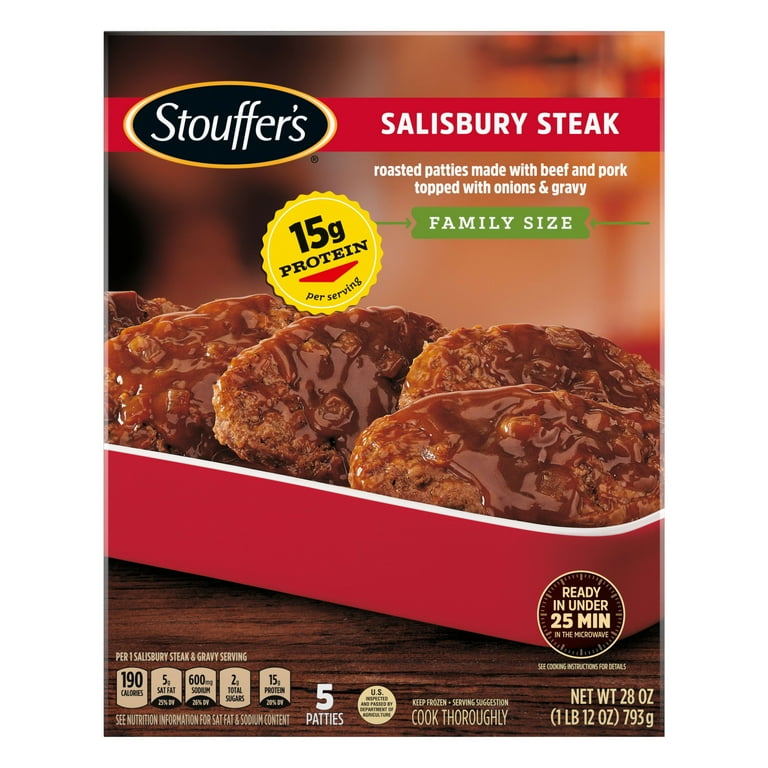Salisbury cheap steak stouffer's