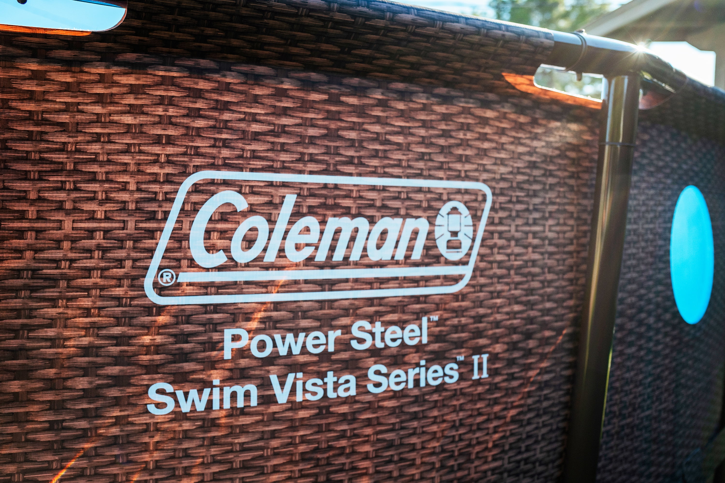 Coleman 18' x 48" Power Steel Swim Vista Series II Swimming Pool Set