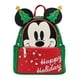 thumbnail image 1 of Mochila Mini Navideña Mickey Mouse Original Disney Verde Estampado, 1 of 5