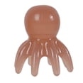 thumbnail image 4 of Peine de masaje para cabeza, peine para cuero cabelludo, suave pero eficaz, portátil, ergonómico, para mujer Marrón claro, 4 of 9