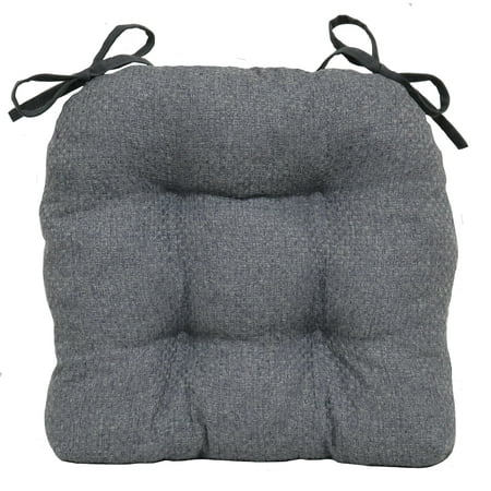 Better Homes & Gardens Shredded Memory Foam Chair Cushion, Grey Flannel, (Best Foam For Chair Cushions)