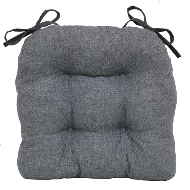 Better Homes & Gardens Shredded Memory Foam Chair Cushion, Grey Flannel