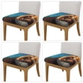 thumbnail image 2 of Disketp Squirrel Sleeping In Tree for Square Chair Cushion Covers for Hotel, Bedroom, Office,Machine Washable-Four Pieces, 2 of 7