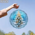 thumbnail image 3 of HELLOYOUNG Rotating Wind Chimes 360 Metal Bells Soothing Sounds Indoor Outdoor Garden Decor with Snow Scene Design Spiral Hanging Ornament for Patio Porch Home Christmas Valentine Gift, 3 of 10