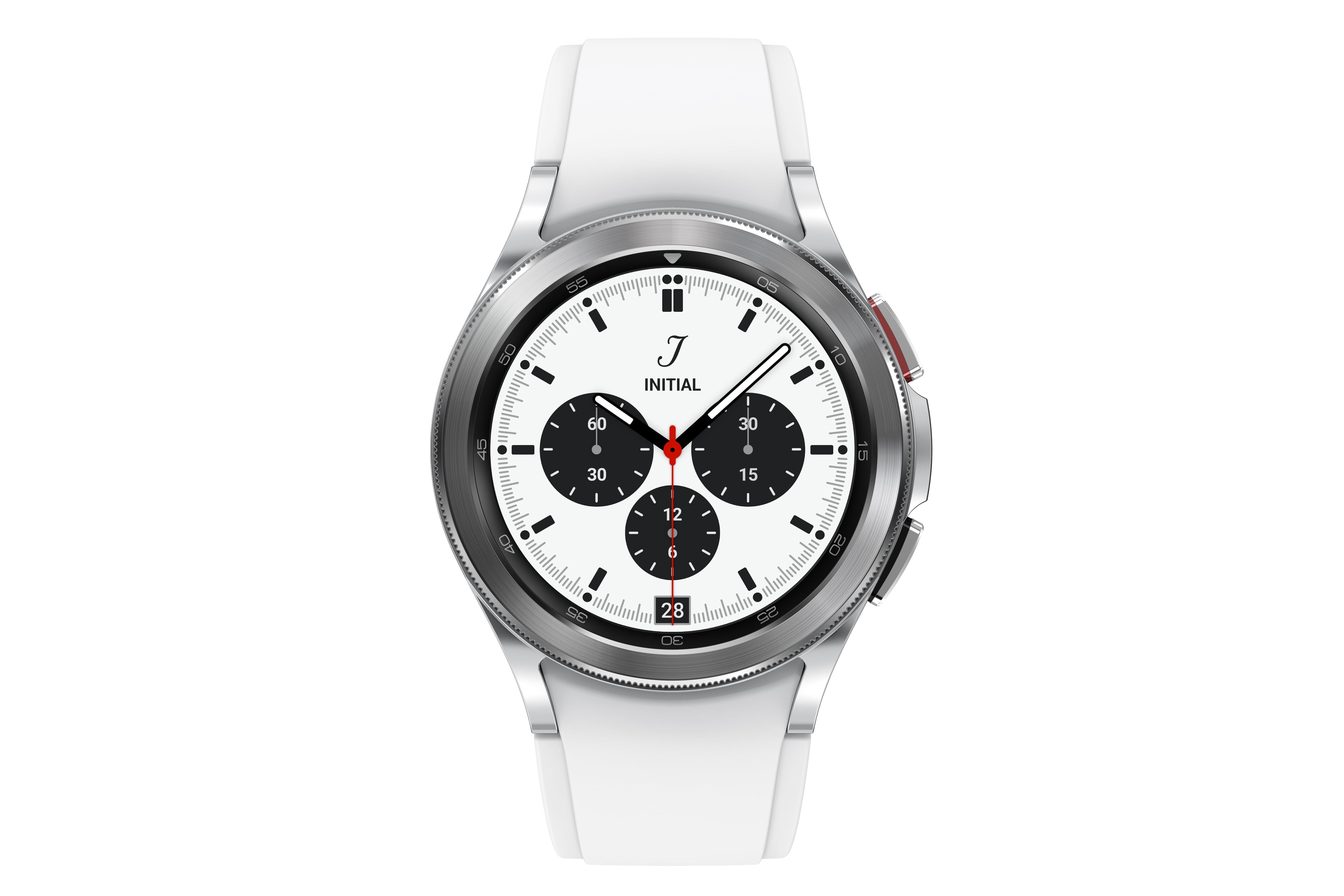 SAMSUNG Galaxy Watch 4 Classic - 42mm BT - Silver SM-R880NZSAXAA - Walmart.com