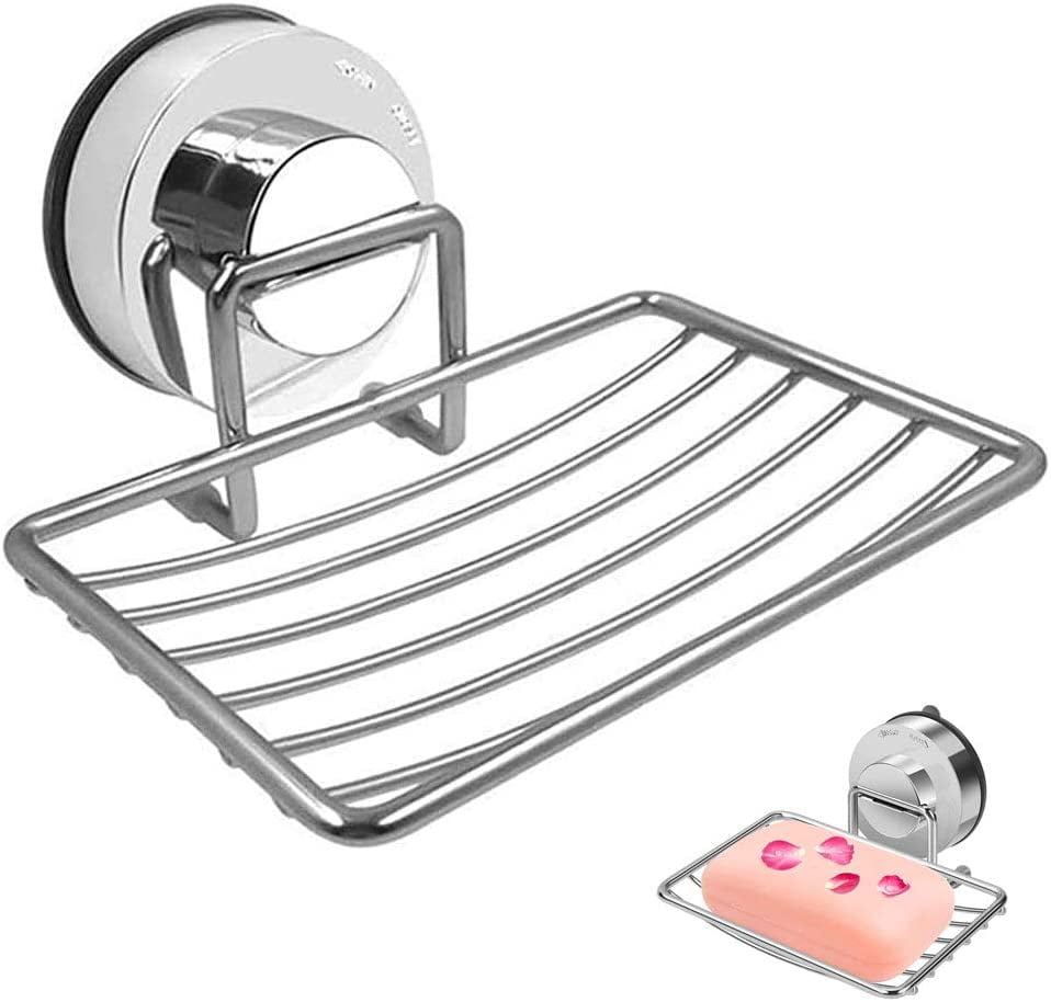 Jabonera De Pared De Acero Inoxidable Para Ducha, Baño Y Fregadero De Cocina Cromo Plateado 1 Unidad 96244477